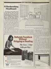 Better Homes & Gardens March 1981 Magazine Article: A Hardworking Headboard