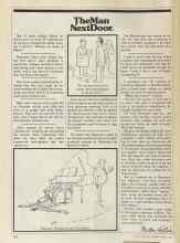 Better Homes & Gardens March 1981 Magazine Article: The Man Next Door