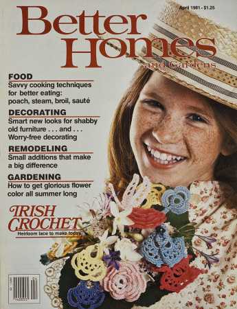 Better Homes & Gardens April 1981 Magazine Cover