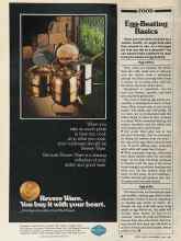 Better Homes & Gardens April 1981 Magazine Article: Egg-Beating Basics