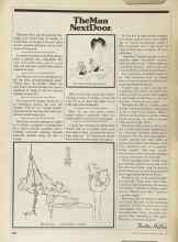 Better Homes & Gardens April 1981 Magazine Article: The Man Next Door