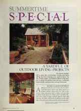 Better Homes & Gardens May 1981 Magazine Article: SUMMERTIME SPECIAL