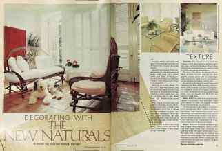 Better Homes & Gardens May 1981 Magazine Article: DECORATING WITH THE NEW NATURALS