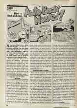 Better Homes & Gardens June 1981 Magazine Article: How to find and stop Auto Body Noises!