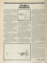 Better Homes & Gardens June 1981 Magazine Article: The Man Next Door