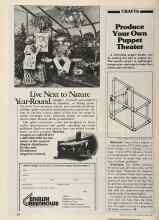 Better Homes & Gardens June 1981 Magazine Article: Produce Your Own Puppet Theater