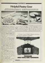 Better Homes & Gardens June 1981 Magazine Article: Helpful Pastry Gear