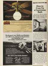 Better Homes & Gardens June 1981 Magazine Article: How to Cozy Up a Cavernous Bath