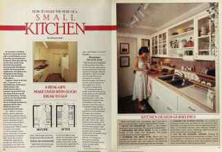 Better Homes & Gardens June 1981 Magazine Article: HOW TO MAKE THE MOST OF A SMALL KITCHEN