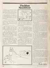 Better Homes & Gardens July 1981 Magazine Article: The Man Next Door