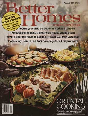 Better Homes & Gardens August 1981 Magazine Cover