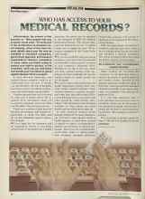 Better Homes & Gardens August 1981 Magazine Article: WHO HAS ACCESS TO YOUR MEDICAL RECORDS?