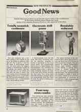 Better Homes & Gardens September 1981 Magazine Article: Four-way oven combo