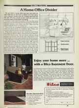 Better Homes & Gardens September 1981 Magazine Article: A Home-Office Divider