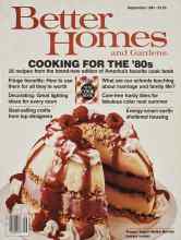 Better Homes & Gardens September 1981 Magazine Cover