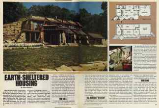 Better Homes & Gardens September 1981 Magazine Article: EARTH-SHELTERED HOUSING