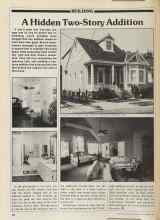 Better Homes & Gardens November 1981 Magazine Article: A Hidden Two-Story Addition