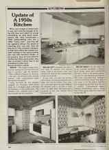 Better Homes & Gardens November 1981 Magazine Article: Update of A 1950s Kitchen