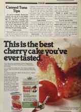 Better Homes & Gardens November 1981 Magazine Article: Canned Tuna Tips