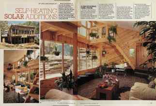 Better Homes & Gardens November 1981 Magazine Article: SELF-HEATING SOLAR ADDITIONS