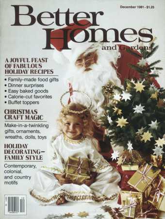 Better Homes & Gardens December 1981 Magazine Cover