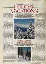 Better Homes & Gardens December 1981 Magazine Article: Scenic Retreats In the Northwest