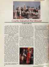 Better Homes & Gardens December 1981 Magazine Article: Country Sojourns in the Midwest