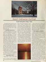 Better Homes & Gardens December 1981 Magazine Article: Resort Getaways Out East