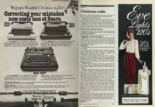 Better Homes & Gardens December 1981 Magazine Article: Page 152