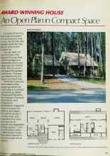 Better Homes & Gardens January 1982 Magazine Article: An Open Plan in Compact Space