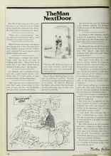 Better Homes & Gardens January 1982 Magazine Article: The Man Next Door