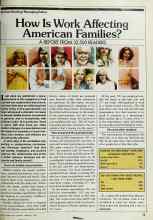 Better Homes & Gardens February 1982 Magazine Article: How Is Work Affecting American Families?