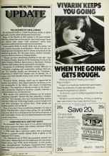 Better Homes & Gardens February 1982 Magazine Article: THE HAZARDS OF SWALLOWING