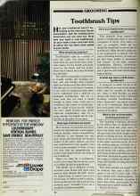 Better Homes & Gardens February 1982 Magazine Article: Toothbrush Tips