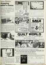 Better Homes & Gardens February 1982 Magazine Article: Shopping editor's choice