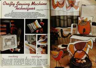 Better Homes & Gardens February 1982 Magazine Article: Crafty Sewing Machine Techniques