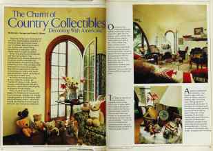 Better Homes & Gardens February 1982 Magazine Article: The Charm of Country Collectibles Decorating With Americana