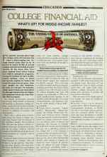 Better Homes & Gardens March 1982 Magazine Article: COLLEGE FINANCIAL AID WHAT'S LEFT FOR MIDDLE-INCOME FAMILIES?