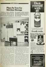 Better Homes & Gardens April 1982 Magazine Article: Plan-As-You-Go Kitchen Storage