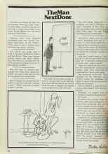 Better Homes & Gardens April 1982 Magazine Article: The Man Next Door