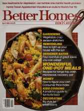 Better Homes & Gardens April 1982 Magazine Cover