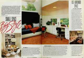 Better Homes & Gardens April 1982 Magazine Article: SMALL SPACE Big Style