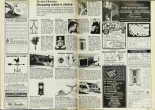 Better Homes & Gardens April 1982 Magazine Article: Better Homes Shopping editor's choice