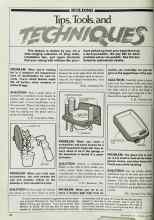 Better Homes & Gardens May 1982 Magazine Article: Tips, Tools, and TECHNIQUES