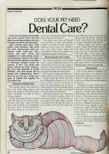 Better Homes & Gardens May 1982 Magazine Article: DOES YOUR PET NEED Dental Care?