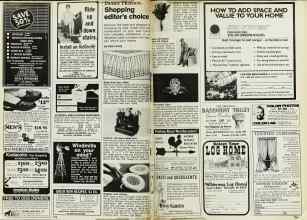 Better Homes & Gardens May 1982 Magazine Article: Shopping editor's choice