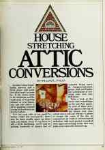 Better Homes & Gardens June 1982 Magazine Article: HOUSE STRETCHING ATTIC CONVERSIONS