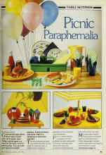 Better Homes & Gardens June 1982 Magazine Article: Picnic Paraphernalia
