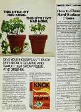 Better Homes & Gardens July 1982 Magazine Article: How to Clean Hard-Surface Floors