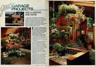 Better Homes & Gardens August 1982 Magazine Article: Great GARAGE PROJECTS